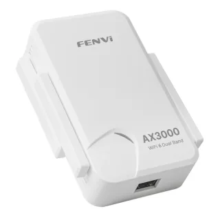 FENVI WIFI6 AX3000 Gigabit Wireless Repeater Dual Band 2.4/5Ghz Signal Booster with 4 high-gain Antennas Long Range Ampl