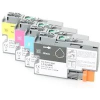 ABC Tintenpatrone (Kompatibles Set 4x Druckerpatrone für Brother LC424 DCP-J1200W von ABC, ABC)