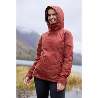 Mountain Warehouse - "Swerve" Jacke, wasserfest Zum Falten für Damen (Rostfarben)