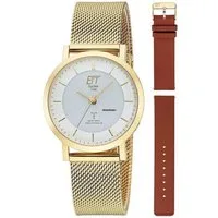 ETT Eco Tech Time Funkuhr Damenuhr mit Funk-Solaruhrwerk - Eco Tech Time Modell: ELS-11619-11MS