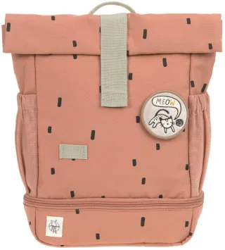 Lässig Kindergartenrucksack Mini Rolltop Happy Prints caramel