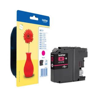 Original LC121M BROTHER MFC Tinte magenta 300