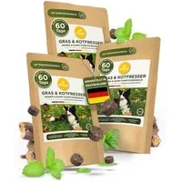 KUNTO Gras- und Kotfresser Drops für Hunde zum Magenschutz, Ergänzungsfutter für: Hunde, entwickelt und hergestellt in Deutschland