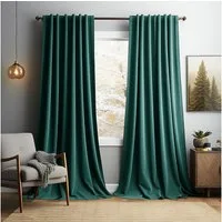 BTTO V&G Verdunkelungsvorhang Vorhang Gardinen Blickdicht,Weihnachtsvorhänge,Vorhang Samt Velvet (2 St), blickdicht, Thermogardine