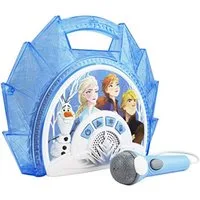eKids Disney Die Eiskönigin 2 – Karaoke Maschine mit Mikrofon und Bluetooth Karaoke-Maschine (Bluetooth, einfache und kindgerechte Bedienung mit großen Tasten)