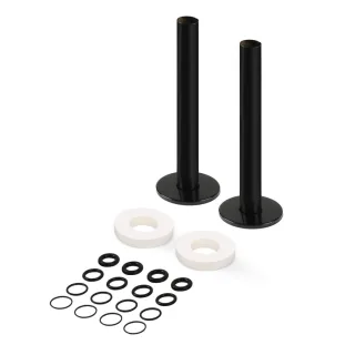 Terma Set einteilige Abdeckblende Ø55-Ø18-L160, TGPCZ001, Schwarz TGPCZ001