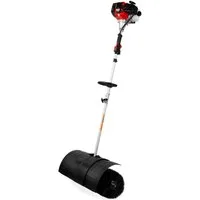 EBERTH Benzin-Kehrmaschine Kehrmaschine Motorbesen Kehrbesen Benzin 3PS, 2-Takt Motor, 52ccm, mit Tragegurt