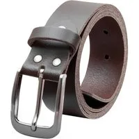 COLOGNEBELT Ledergürtel OM428-SL-Dunkelbraun MADE IN GERMANY, Dunkelbraun Kürzbar, 100 % Echtleder, Unisex