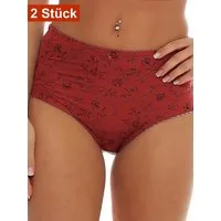 Cocain underwear Taillenslip Damen Slip Microfaser rot weiss schwarz grau sexy Unterhosen Hüftlip (Spar-Pack, 2-St) ideale Bewegungsfreiheit