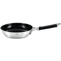 RÖSLE Bratpfanne SILENCE PRO CeraPlus, Edelstahl 18/10 (1-tlg), natürliche Quarzversiegelung ohne PTFE/PFAS, Induktion