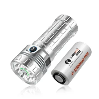 Lumintop Mach 4695 V2 26000LM Super Bright Strong Flashlight with 32000mAh 46950 Battery, Cooling Fan Type-C USB Charge