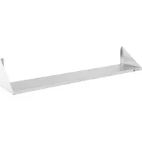 Royal Catering Hängeregal 150 x 30 cm Gastro Wandbord Wandregal Edelstahlregal Tellerbord, verschiedene Größen