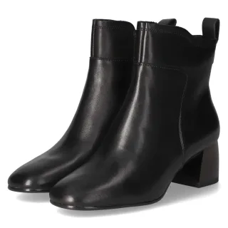 Tamaris Stiefeletten - Gr. 37 - Schwarz - Glattleder