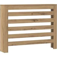 vidaXL Heizkörper Heizkörperverkleidung Artisan-Eiche 104x20x82 cm Holzwerkstoff