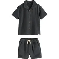 Next Shirt & Shorts Kurzarmhemd mit Reverskragen und Shorts im Set (2-tlg)