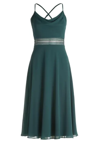 VM by Vera Mont - Kleid gefüttert, kurz Dusty Slate - Gr. - 34