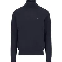 FYNCH-HATTON Strickpullover mit Logo Stickerei