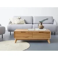 OTTO home Couchtisch Pandrup, mit 2 Schubkasten, in verschiedenen Farben erhältlich, Höhe 37 cm