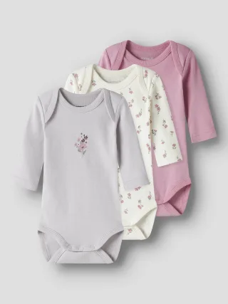 NAME IT - NBFBODY 3P LS FLOWER NOOS - Gr. - 56