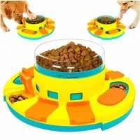 AIMAX Tier-Intelligenzspielzeug Haustiere Leckerlispielzeug für Haustiere, 2-in-1 Slow Feeder, Interaktiver Futterspender für Hund und Katze