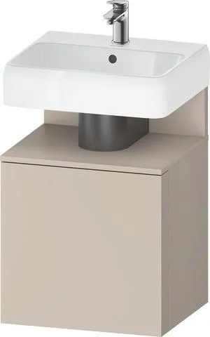 Duravit Qatego Waschtischunterbau wandhängend Taupe Matt 490x420x645 mm - QA4077R91910000 QA4077R91910000