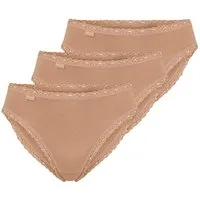 sloggi Slip 24/7 Lace Cotton feine Spitzenborte, Tragekomfort für den ganzen Tag