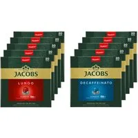 JACOBS Kaffee Kapseln Lungo 6 Classico & Decaffeinato 6 200 Nespresso®* kompatibel, 1040 g, (Packung, 10er Pack)