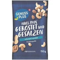 GENUSS PLUS Nüsse, Nuss-Mix geröstet & gesalzen 150 g