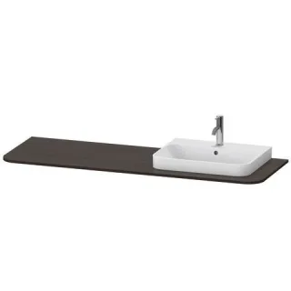 Duravit Happy D.2 Plus Konsole Nussbaum gebürstet Matt 1600x550x16 mm - HP031HR6969 HP031HR6969