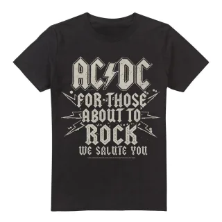 AC/DC - "Salute" T-Shirt für Herren (Schwarz)