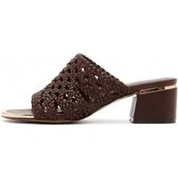 Derimod Mules aus Kunstleder mit mittelhohem Absatz Mules Kunstleder, Synthetikfutter, TPU-Sohle, Gewebtes Design
