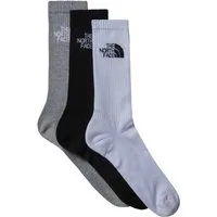 The North Face Sportsocken MULTI SPORT CUSH CREW SOCK 3P (3-Paar) gezielte Belüftungszonen, 3er-Pack, unifarbenes Design