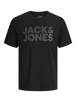 JACK&JONES - JJECORP LOGO TEE SS O-NECK NOOS Black - Gr. - XS