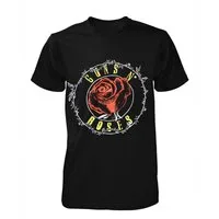Guns N' Roses T-Shirt Rose Circle Paradise City