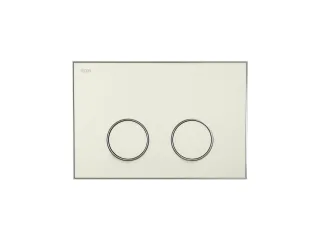 MEPA Frame Betätigungsplatte 2-Mengen Sand-Mattsilber, 421062 421062