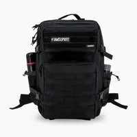 SF SUPRFIT Sportrucksack Military Backpack - Black, Öffnet sich flach bis zu 180 Grad