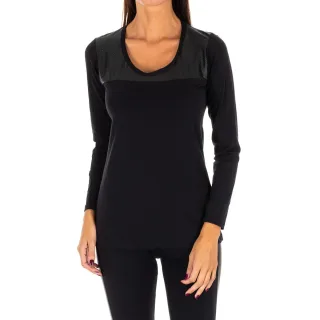 DB750 Damen Rundhalsausschnitt Langarm-Outdoor-T-Shirt