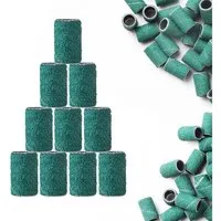 JCMaster Maniküre-Pediküre-Set, 100x Premium Nagelfräser Schleifhülsen