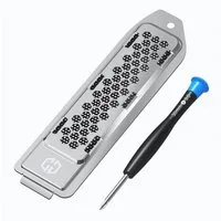 GRAUGEAR CPU Kühler G-PS5M2-COVER, Wärmeableitende Staubschutzhaube aus Metall für PS5 M.2 SSD