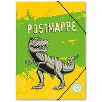 itenga Organisationsmappe itenga Postmappe Gummizugmappe A4 Motiv T-REX