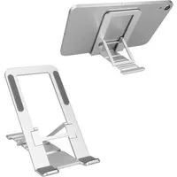 kwmobile Monitor-Halterung Tabletständer für Portable Monitor / Tablet Halter, (1-tlg., Aluminium Tablet Halterung verstellbar Handyhalterung kompakt)