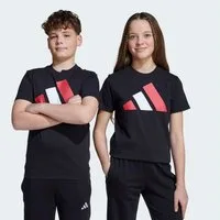 adidas Sportswear T-Shirt J BL TEE 160 für Kinder und Teens, mit Rundhalsausschnitt, aus 100 % Baumwolle
