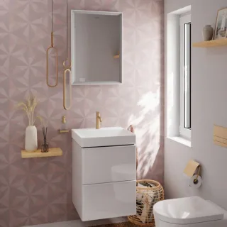hansgrohe Xelu Q Handwaschbecken 61012450 500x480mm, mit Hahnloch, ohne Überlauf, SmartClean, weiß