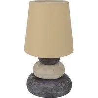 näve LED Tischleuchte Stoney, ohne Leuchtmittel, Zuleitung: ca. 130 cm