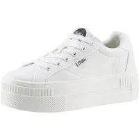 Buffalo Plateausneaker Freizeitschuh, Halbschuh, Schnürschuh im feinen Leo-Look