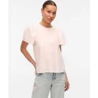 Vero Moda Kurzarmbluse VMPRETTY SS TOP WVN GA NOOS