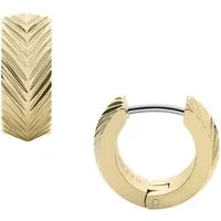 Fossil Paar Creolen Schmuck Geschenk Edelstahl Ohrringe SADIE