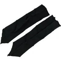 Guru-Shop Strickhandschuhe Psytrance Armstulpen - schwarz