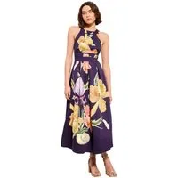 LIPSY Partykleid Lipsy x Mandy Sade Neckholder-Midaxikleid, Regular (1-tlg)