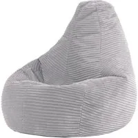 icon Sitzsack Kinder Sessel aus Cord Flauschig „Dalton", 69x59x65cm, Made in Germany, für Kinderzimmer, mit Füllung
